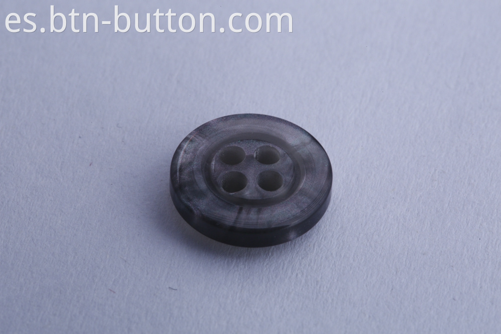 Coat's resin pocket surface imitation shell button